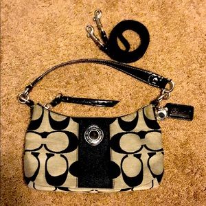 ⚫️⚪️ Black/Grey Small Coach Purse